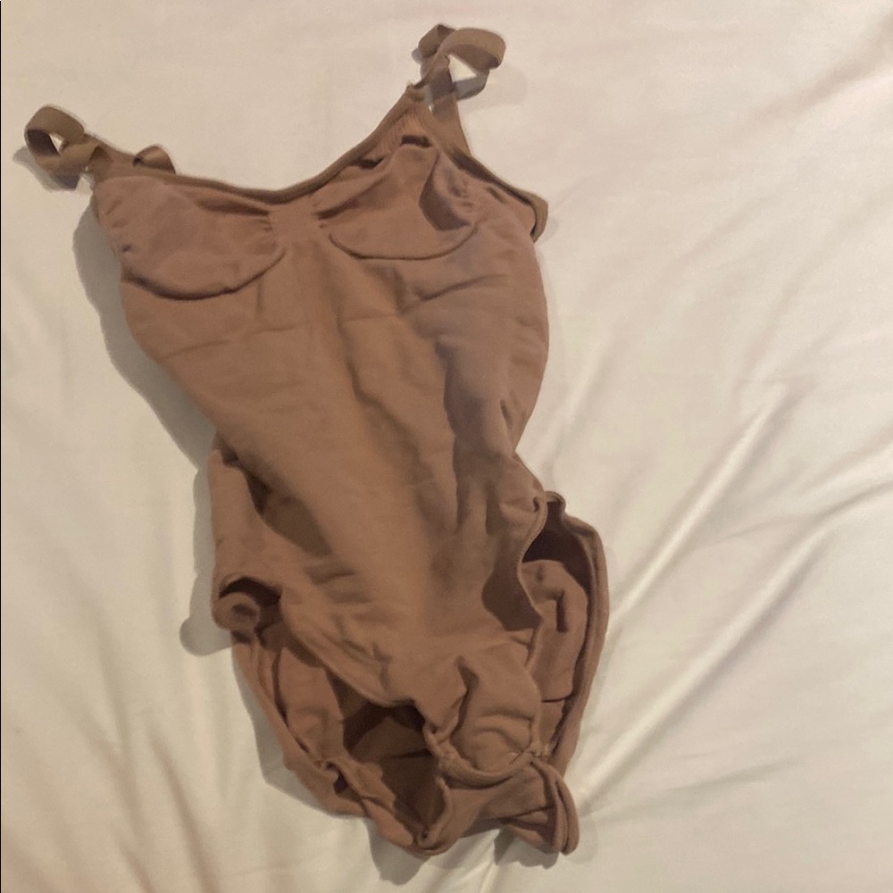 Brown skims bodysuit